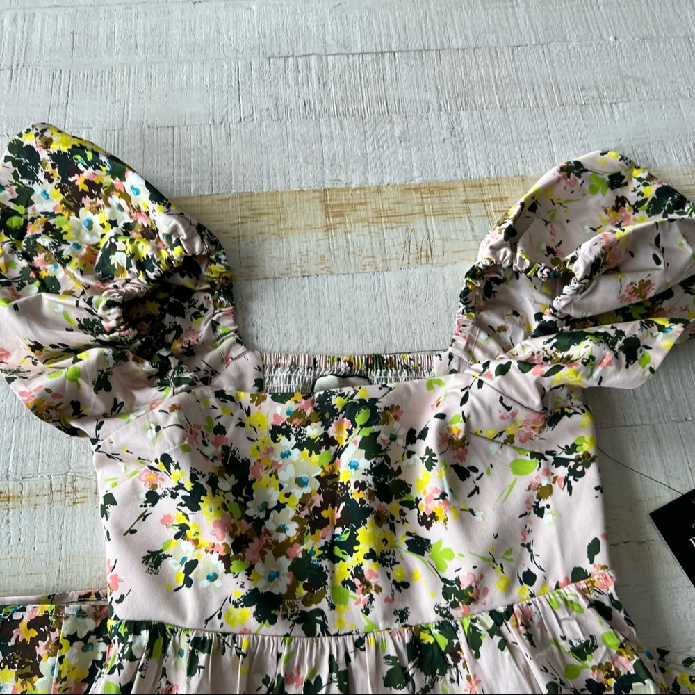 Tuckernuck Cecily Dress in Blush Meadow floral midi dress NWT - Picture 8 of 14